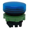 Picture of Harmony XB5, Head for Pilot light, plastic, blue, 22mm, universal LED, plain lens