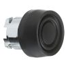Picture of Harmony XB4, Push button head, metal, flush, black, 22mm, spring return, coloured boot, unmarked