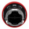 Picture of Harmony XB4, Head for non illuminated push button, red flush pushbutton Ø22 mm spring return unmarked