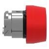Picture of Harmony XB4, Head for non illuminated push button, red flush pushbutton Ø22 mm spring return unmarked