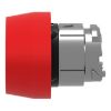 Picture of Harmony XB4, Head for non illuminated push button, red flush pushbutton Ø22 mm spring return unmarked