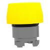 Picture of Harmony XB4, Head for non illuminated push button, yellow flush pushbutton Ø22 mm spring return unmarked