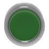 Picture of Head for non illuminated push button, Harmony XB4, metal, flush, green, 22mm, spring return, booted, unmarked