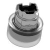 Picture of Head for non illuminated push button, Harmony XB4, metal, flush, green, 22mm, spring return, booted, unmarked