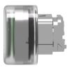 Picture of Head for non illuminated push button, Harmony XB4, metal, flush, green, 22mm, spring return, booted, unmarked