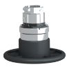 Picture of Head for non illuminated pushbutton, Harmony XB4, mushroom 60mm, metal, black, 22mm, spring return