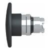 Picture of Head for non illuminated pushbutton, Harmony XB4, mushroom 60mm, metal, black, 22mm, spring return