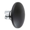 Picture of Head for non illuminated pushbutton, Harmony XB4, mushroom 60mm, metal, black, 22mm, spring return, hemispherical
