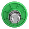 Picture of Head for non illuminated pushbutton, Harmony XB4, mushroom 60mm, metal, green, 22mm, spring return