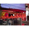 Picture of Head for illuminated selector switch, Harmony XB5, dark grey plastic, red handle, 22mm, universal LED, 3 positions, right to center