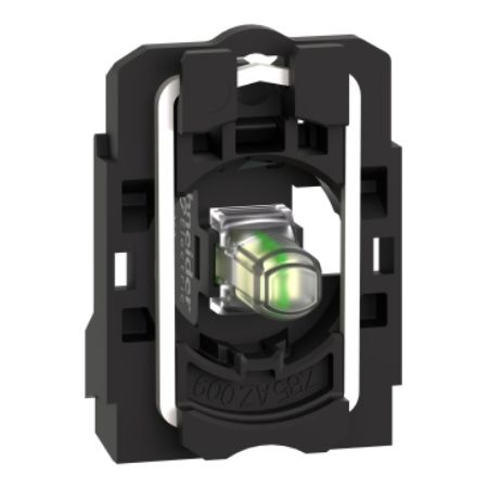 Picture of Complete body light block assembly, Harmony XB5, XB4, with body fixing collar, universal LED, 12V AC