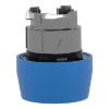 Picture of Harmony XB4, Head for non illuminated push button, blue flush pushbutton Ø22 mm spring return unmarked