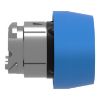 Picture of Harmony XB4, Head for non illuminated push button, blue flush pushbutton Ø22 mm spring return unmarked