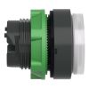 Picture of Harmony XB5, Head for illuminated push button, white projecting, 22mm, universal LED, spring return, unmarked