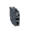 Picture of Double contact block, Harmony XB4, silver alloy, screw clamp terminal, 1NO+1NC