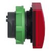 Picture of Head for pilot light, Harmony XB5, square red, 22mm, with plain lens, universal LED