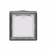 Picture of Head for illuminated push button, Harmony XB5, plastic, white square flush, 22mm, universal LED, for insertion of legend