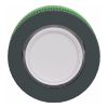 Picture of Head for illuminated push button, Harmony XB5, antimicrobial, plastic, white flush mounted, 30mm, universal LED,