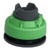 Picture of Head for illuminated push button, Harmony XB5, antimicrobial, plastic, white flush mounted, 30mm, universal LED,