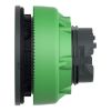 Picture of Head for illuminated push button, Harmony XB5, antimicrobial, plastic, white flush mounted, 30mm, universal LED,