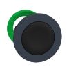 Picture of Antimicrobial Flush mounted push button head, Harmony XB5, plastic, black, 30mm, spring return, unmarked