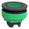 Picture of Head for illuminated push button, Harmony XB5, antimicrobial, plastic, green flush mounted, 30mm, universal LED,