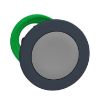Picture of Antimicrobial Flush mounted push button head, Harmony XB5, plastic, grey, 30mm, spring return, unmarked
