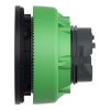 Picture of Head for pilot light, Harmony XB5, antimicrobial, plastic, white, 30mm, universal LED, plain lens