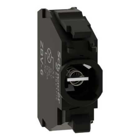 Picture of Light block for head 22mm, Harmony XB4, for BA9s bulb, It 250V, screw clamp terminal
