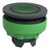 Picture of Head for illuminated push button, Harmony XB5, antimicrobial, green, white, 30mm, universal LED, plain lens