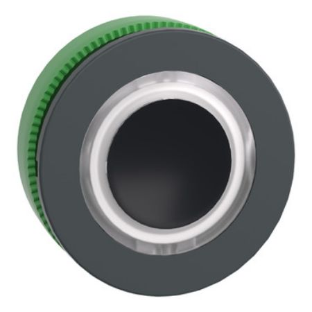 Picture of Head for illuminated push button, Harmony XB5, plastic, white flush mounted, 30mm, universal LED, illuminated ring