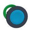 Picture of Antimicrobial Flush mounted push button head, Harmony XB5, plastic, blue, 30mm, spring return, unmarked