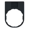 Picture of Legend holder, Harmony XB4, Legend holder 30 x 40mm, plastic, with legend 8x27mm, unmarked