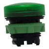 Picture of Head for pilot light, Harmony XB5, metal, green, 22mm, plain lens for BA9s bulb