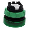 Picture of Harmony XB5, Head for Pilot light, plastic, green, 22mm, universal LED, plain lens