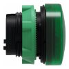 Picture of Harmony XB5, Head for Pilot light, plastic, green, 22mm, universal LED, plain lens