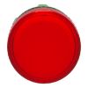 Picture of Head for pilot light, Harmony XB5, metal, red, 22mm, plain lens for BA9s bulb