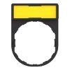 Picture of legend holder, Harmony XB4, 30 x 40mm, plastic, with legend 8 x 27mm, unmarked
