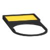 Picture of Legend holder 30x50mm, Harmony XB4, plastic, with legend 18x27mm, 1 white side, 1 yellow side, unmarked