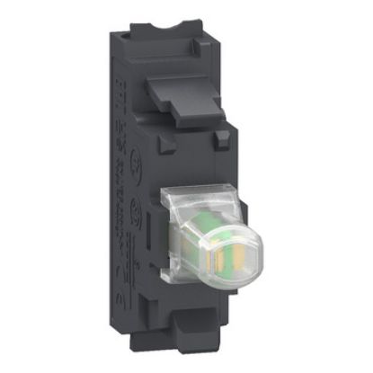 Picture of Light block, Harmony XB4, Harmony XB5, for head 22mm, universal LED, 110…120V AC, compact push in terminals