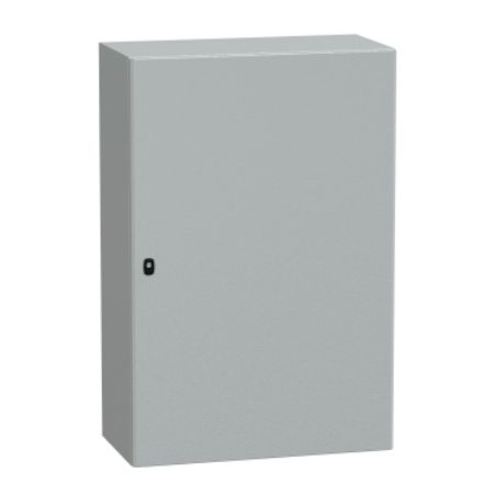 Picture of Spacial, Wall mounted steel enclosure, Spacial S3D, plain door, with mounting plate, 1200x800x400mm, IP66, IK10