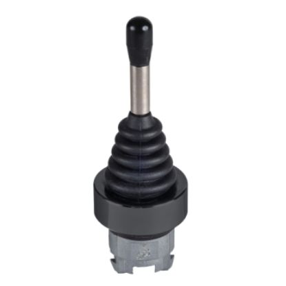 Picture of Head for joystick controller, Harmony XB4, black metal, 22mm, 4 directions, spring return