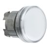 Picture of Head for pilot light, Harmony XB4, metal, white, 22mm, plain lens for BA9s bulb