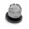 Picture of Head for pilot light, Harmony XB4, metal, white, 22mm, plain lens for BA9s bulb