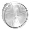 Picture of Head for pilot light, Harmony XB4, white, 22mm, with grooved lens, universal LED