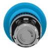 Picture of Head for non illuminated push button, Harmony XB4, blue mushroom 40mm, 22mm, latching, push-pull to release, unmarked