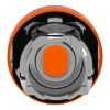 Picture of Head for pilot light, Harmony XB4, orange, 22mm, with grooved lens, universal LED