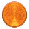 Picture of Head for pilot light, Harmony XB4, orange, 22mm, with grooved lens, universal LED