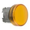 Picture of Head for pilot light, Harmony XB4, metal, orange, 22mm, plain lens for BA9s bulb