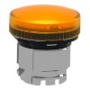 Picture of Head for pilot light, Harmony XB4, metal, orange, 22mm, plain lens for BA9s bulb